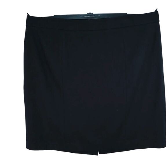Talbots Black Stretch Pencil Skirt Classic Fit Lined Career Office Skirt 24W - Picture 1 of 7